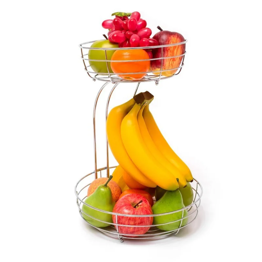 Metal Fruit Vase