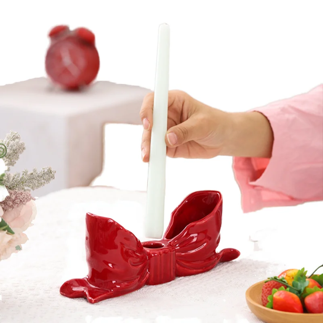 Bow Candle Holder